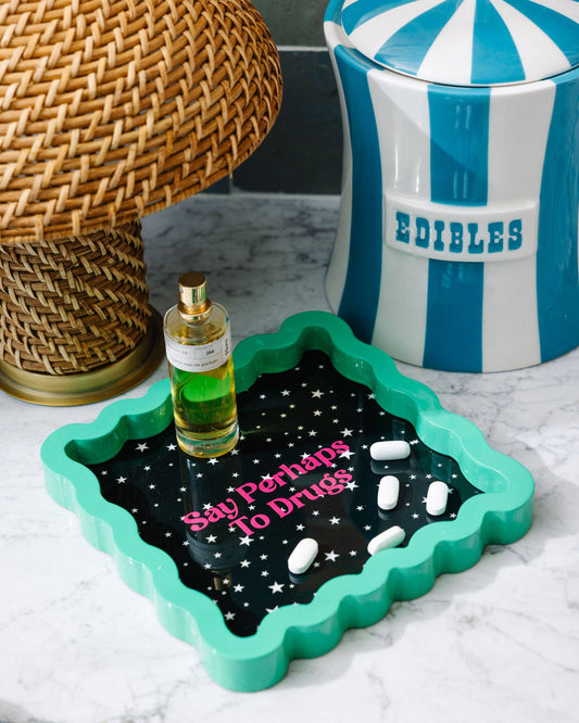 Furbish Studio - Perhaps to Drugs Lacquer Tray