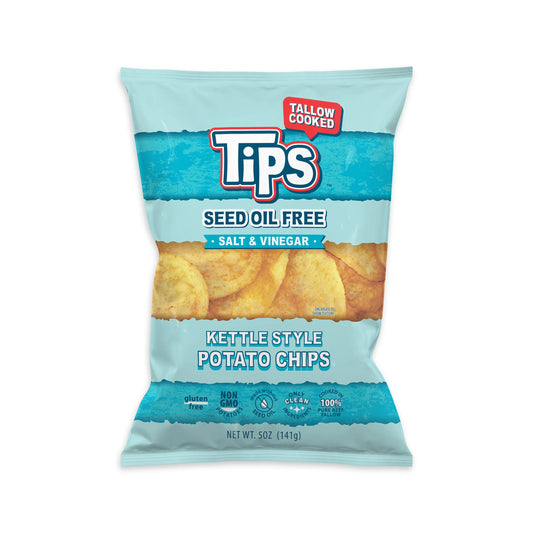 TIPS Tallow Chips - Salt & Vinegar