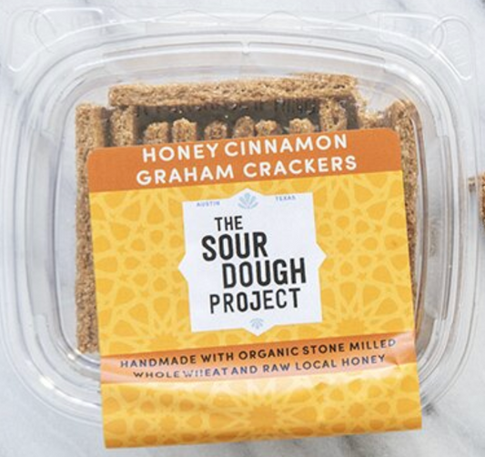 Honey Cinnamon Sourdough Graham Crackers