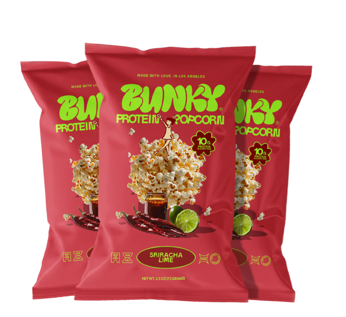 Bunky's Sriracha Lime Protein Popcorn