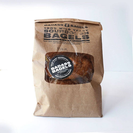 Badass Bagels - Sourdough Bagels, 3 pack (FROZEN)