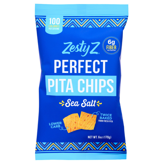 Zesty Z Fiber Pita Chips - Sea Salt 6 oz