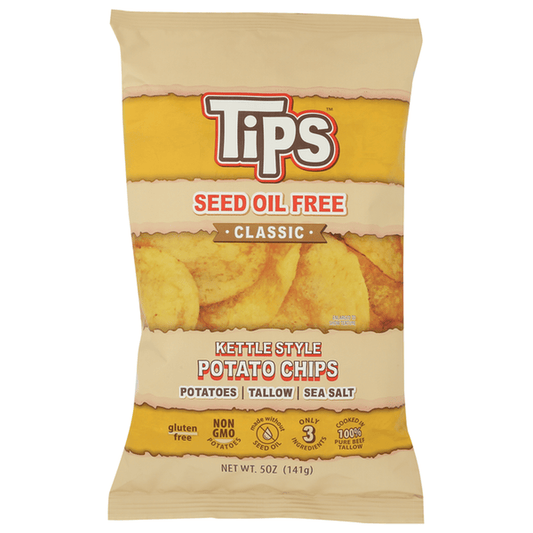 TIPS Tallow Chips - Classic Sea Salt